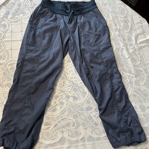 The North Face Gray Cropped Pants with Elastic Waistband